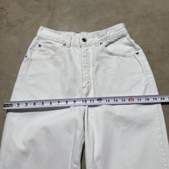 Vintage Levi’s 900 Series White Denim Jeans Size 10 Women’s Measure 26x30 - Picture 5 of 13